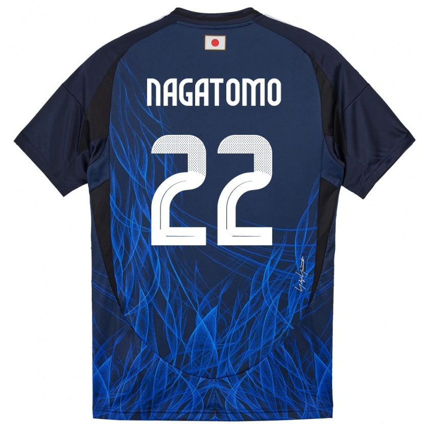 Danxen Dzieci Japonia Yuto Nagatomo #22 Ciemnoniebieski Domowa Koszulka 24-26 Koszulki Klubowe