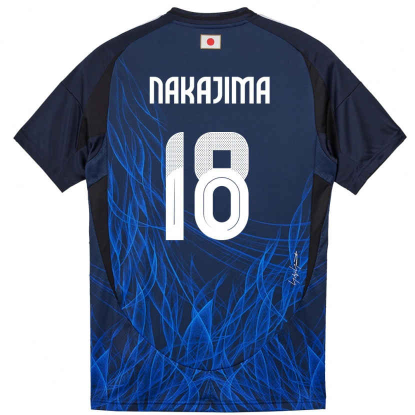 Danxen Dzieci Japonia Yotaro Nakajima #18 Ciemnoniebieski Domowa Koszulka 24-26 Koszulki Klubowe