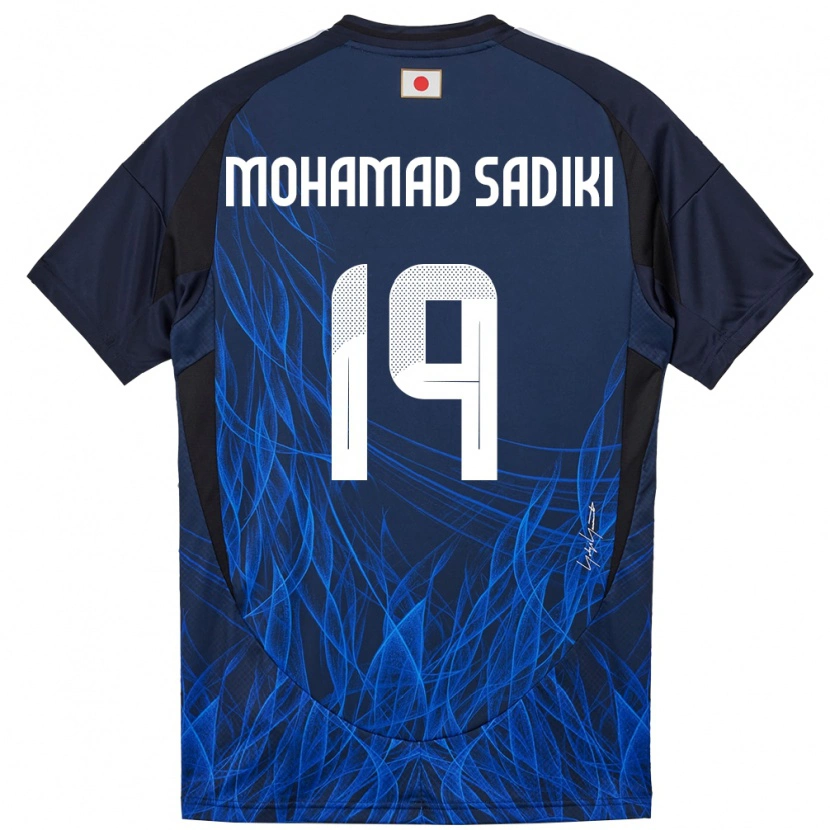 Danxen Dzieci Japonia Mohamad Sadiki Wade #19 Ciemnoniebieski Domowa Koszulka 24-26 Koszulki Klubowe