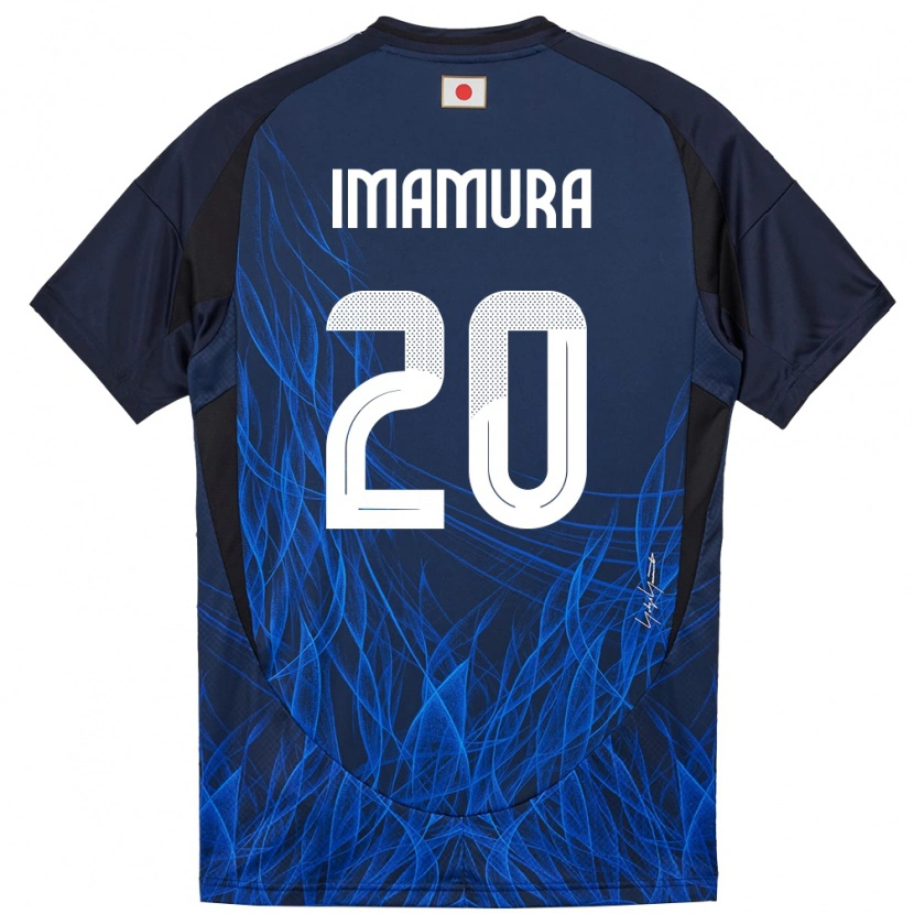 Danxen Dzieci Japonia Ryoya Imamura #20 Ciemnoniebieski Domowa Koszulka 24-26 Koszulki Klubowe