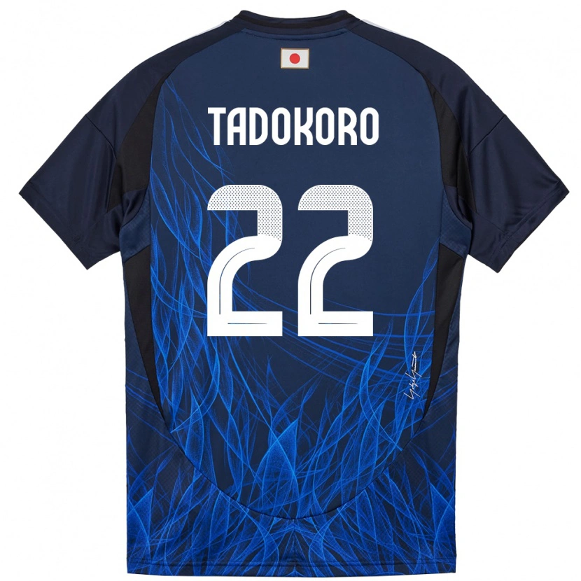 Danxen Dzieci Japonia Rio Tadokoro #22 Ciemnoniebieski Domowa Koszulka 24-26 Koszulki Klubowe