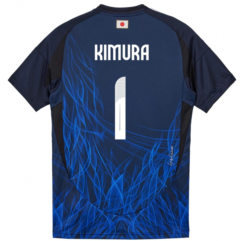 Danxen Dzieci Japonia Ryoya Kimura #1 Ciemnoniebieski Domowa Koszulka 24-26 Koszulki Klubowe