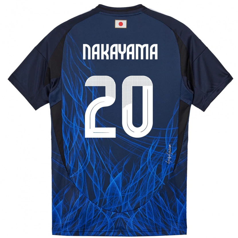Danxen Dzieci Japonia Yuta Nakayama #20 Ciemnoniebieski Domowa Koszulka 24-26 Koszulki Klubowe