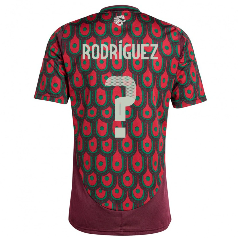 Danxen Dzieci Meksyk Ángel Rodríguez #0 Kasztanowaty Domowa Koszulka 24-26 Koszulki Klubowe