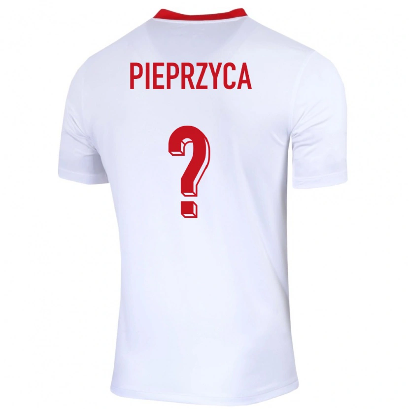 Danxen Dzieci Polska Igor Pieprzyca #0 Biały Domowa Koszulka 24-26 Koszulki Klubowe