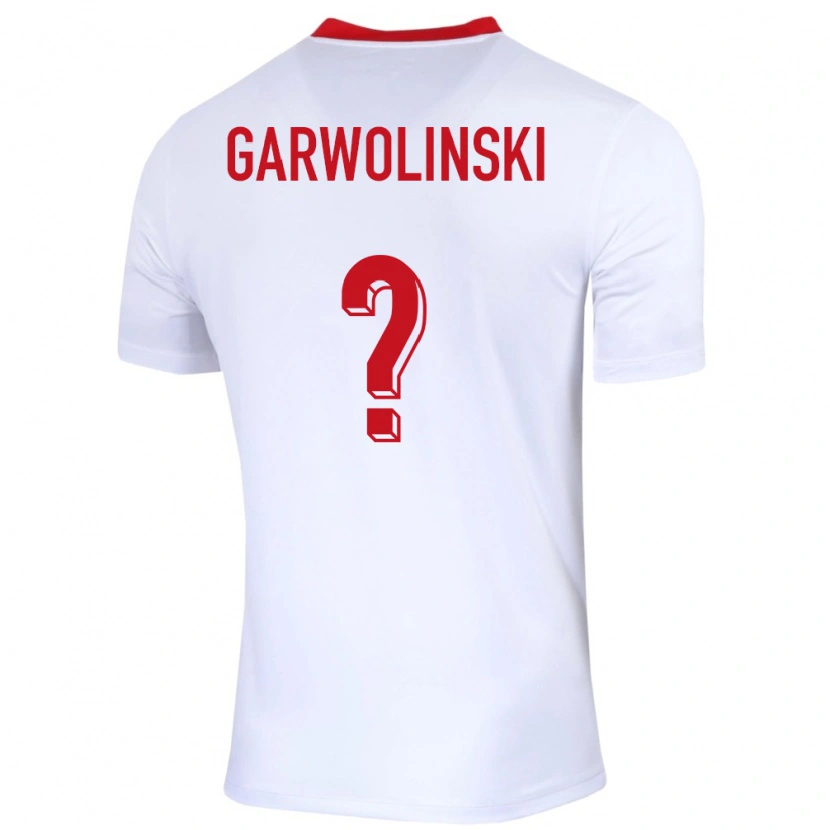 Danxen Dzieci Polska Adam Garwolinski #0 Biały Domowa Koszulka 24-26 Koszulki Klubowe