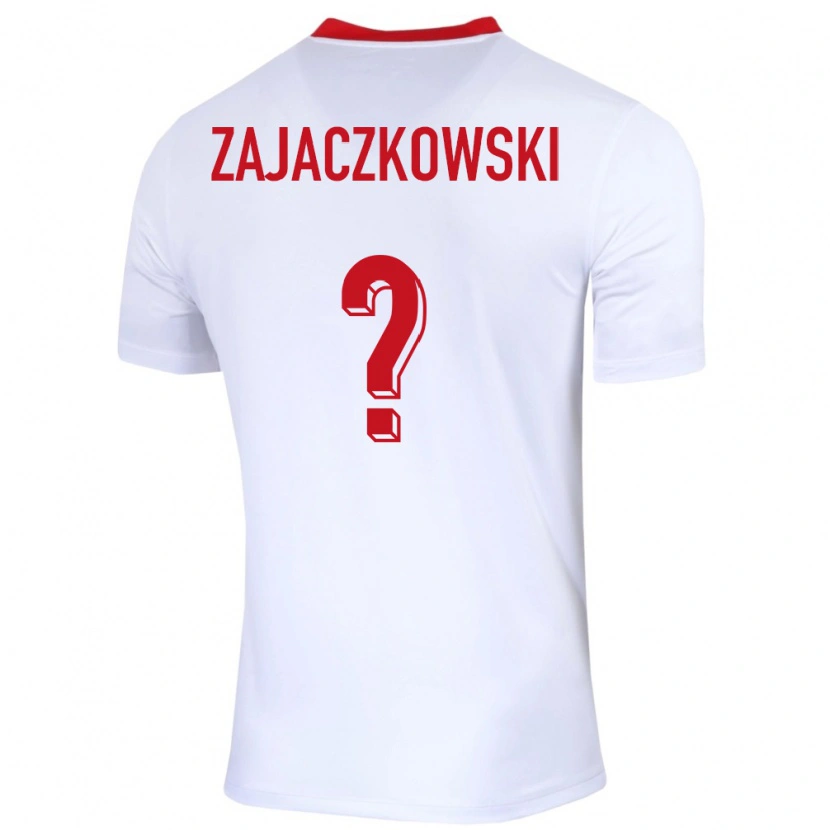Danxen Dzieci Polska Lukasz Zajaczkowski #0 Biały Domowa Koszulka 24-26 Koszulki Klubowe
