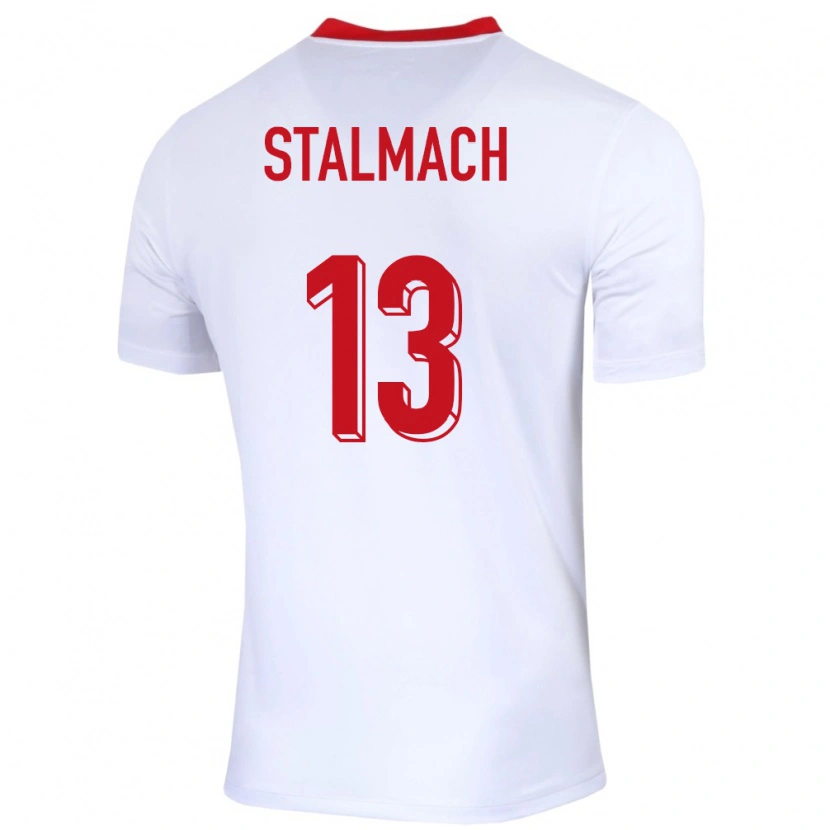 Danxen Dzieci Polska Dariusz Stalmach #13 Biały Domowa Koszulka 24-26 Koszulki Klubowe