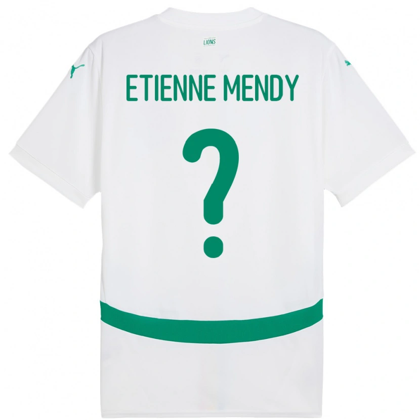 Danxen Dzieci Senegal Etienne Mendy #0 Biały Domowa Koszulka 24-26 Koszulki Klubowe