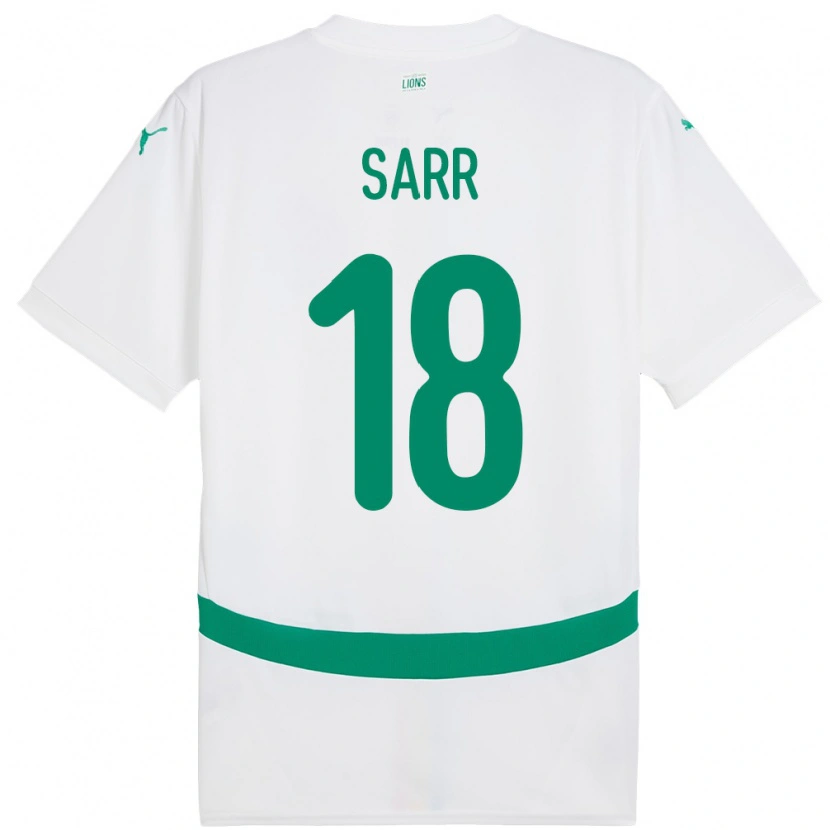 Danxen Dzieci Senegal Ismaila Sarr #18 Biały Domowa Koszulka 24-26 Koszulki Klubowe
