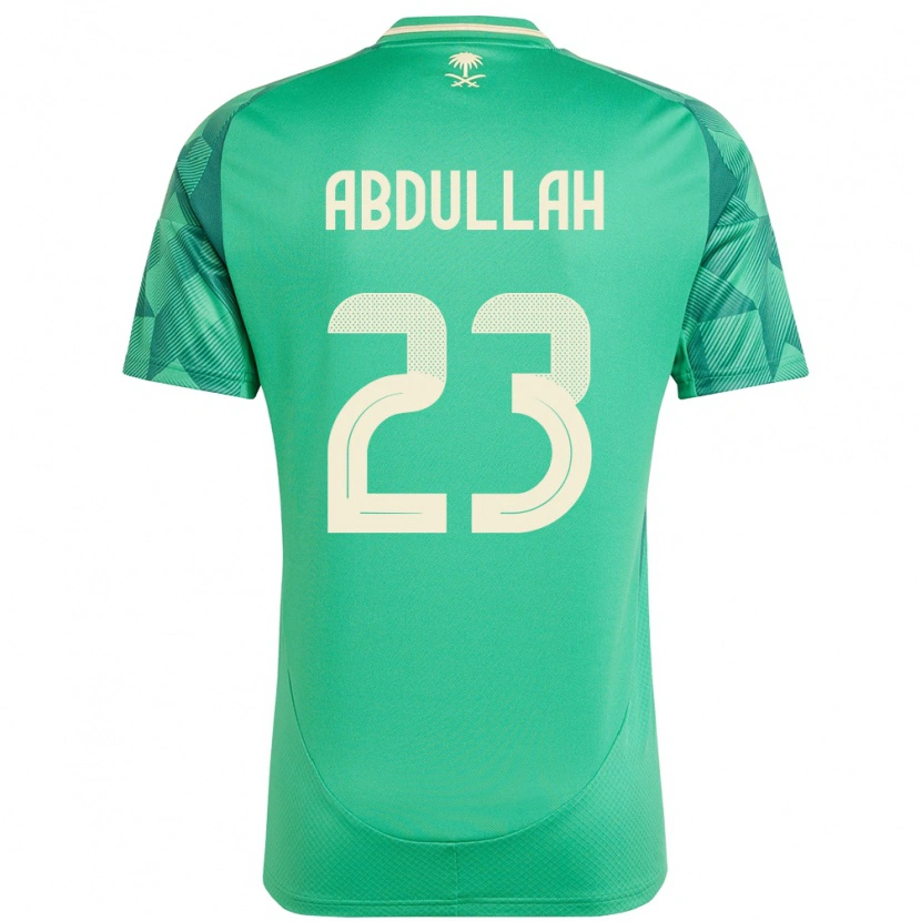 Danxen Dzieci Arabia Saudyjska Nawaf Abdullah #23 Zielony Domowa Koszulka 24-26 Koszulki Klubowe