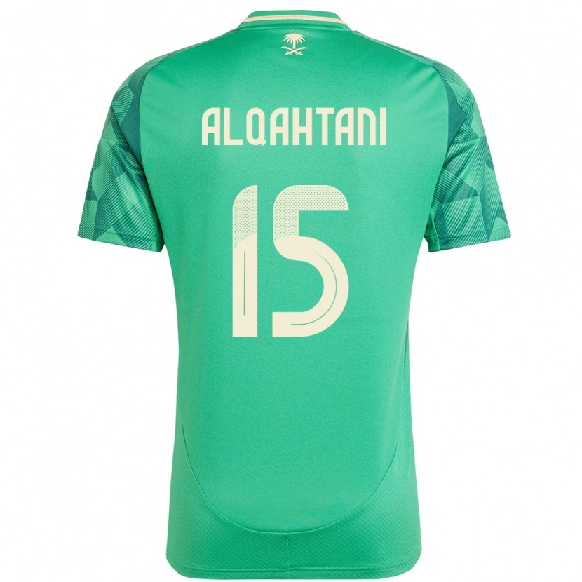 Danxen Dzieci Arabia Saudyjska Mohammed Alqahtani #15 Zielony Domowa Koszulka 24-26 Koszulki Klubowe