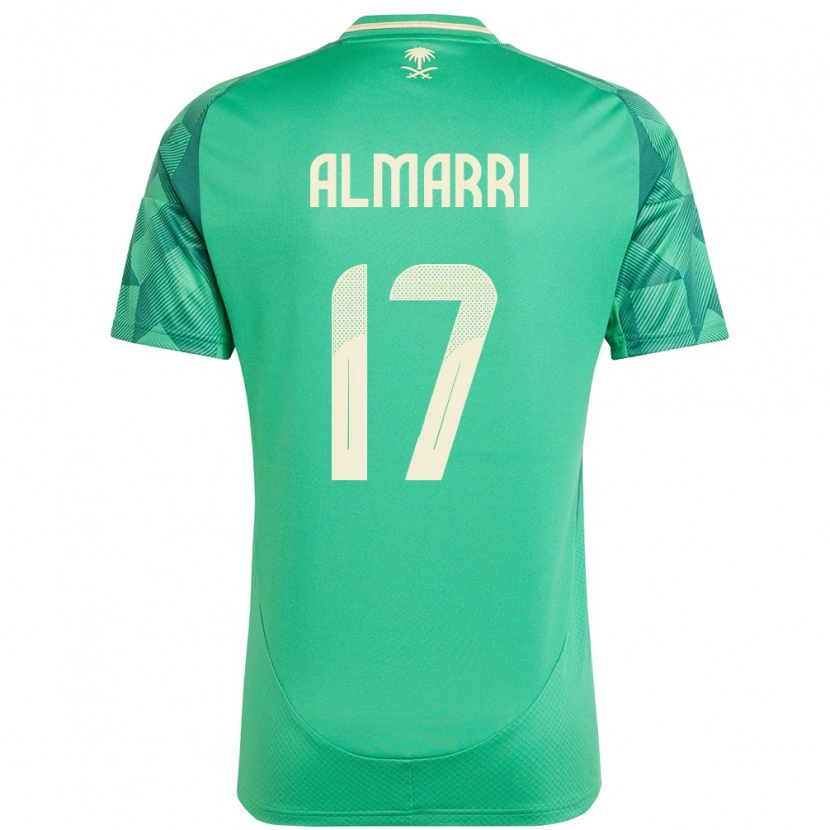 Danxen Dzieci Arabia Saudyjska Mohammed Almarri #17 Zielony Domowa Koszulka 24-26 Koszulki Klubowe