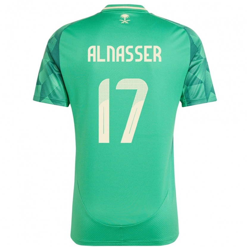 Danxen Dzieci Arabia Saudyjska Saad Alnasser #17 Zielony Domowa Koszulka 24-26 Koszulki Klubowe