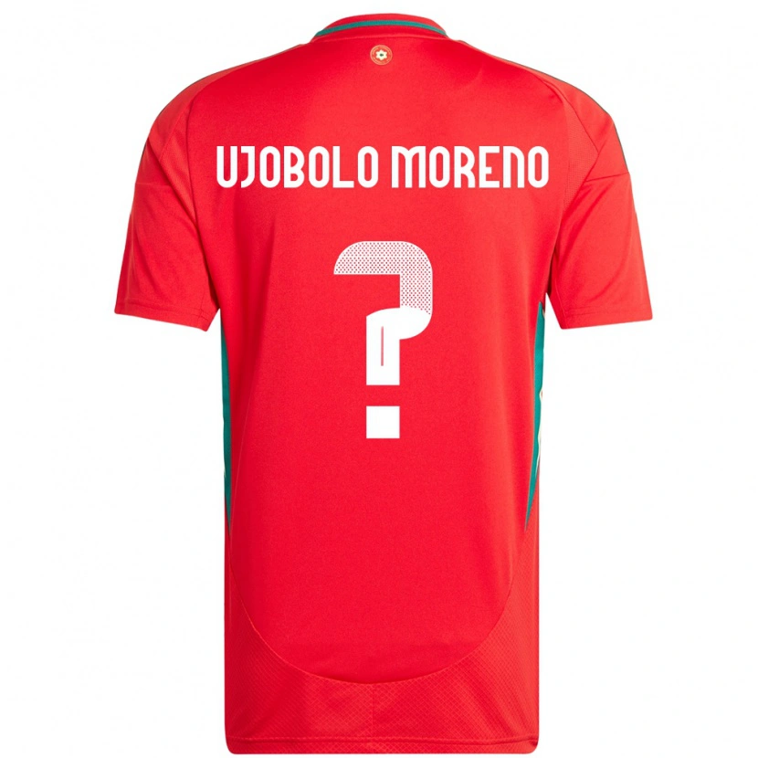 Danxen Dzieci Walia Sergeant Ujobolo Moreno #0 Czerwony Domowa Koszulka 24-26 Koszulki Klubowe