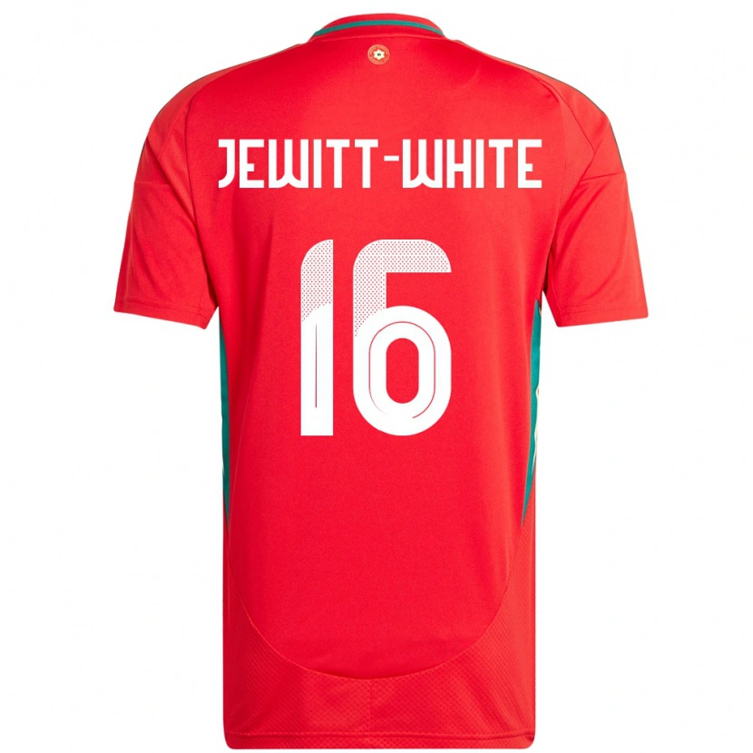 Danxen Dzieci Walia Harry Jewitt White #16 Czerwony Domowa Koszulka 24-26 Koszulki Klubowe