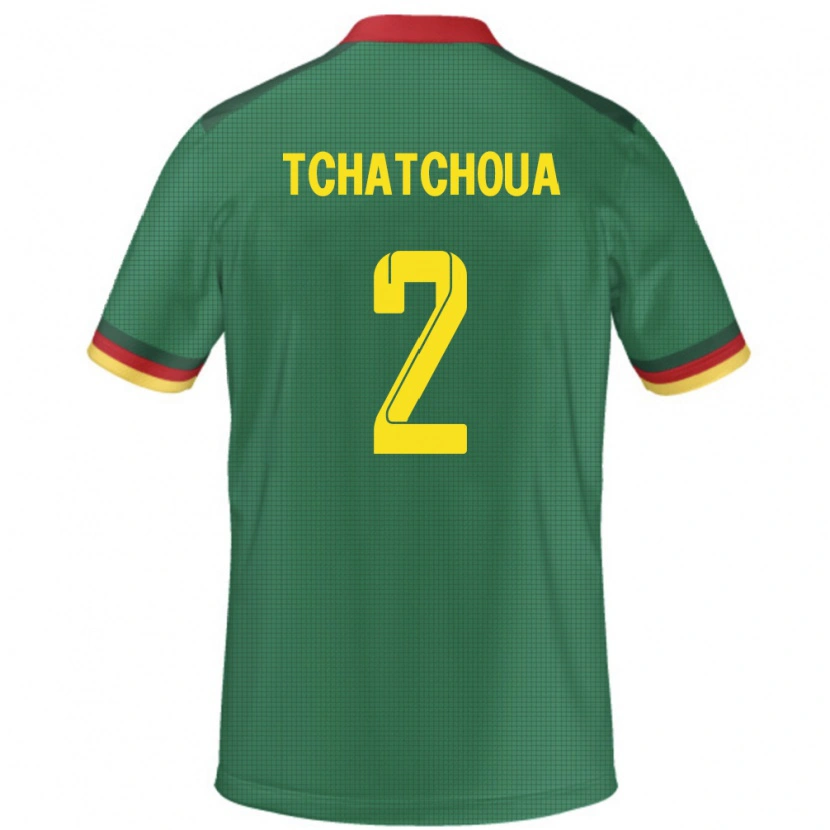 Danxen Dzieci Kamerun Jackson Tchatchoua #2 Zielony Domowa Koszulka 24-26 Koszulki Klubowe