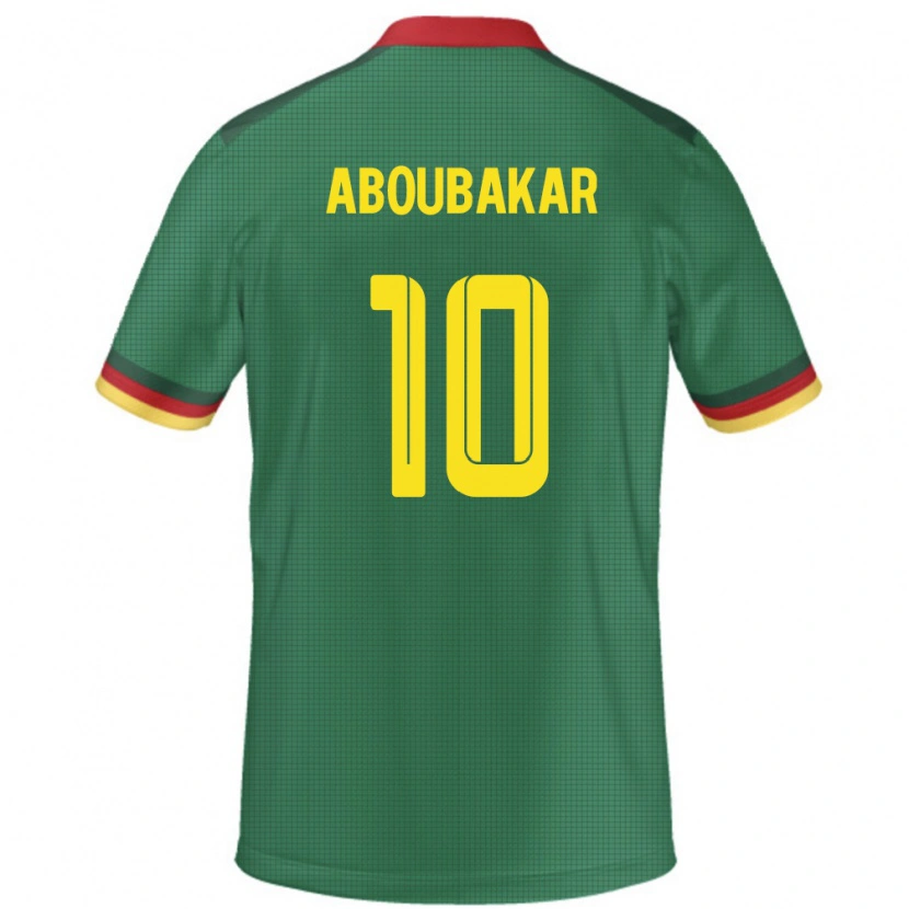 Danxen Dzieci Kamerun Vincent Aboubakar #10 Zielony Domowa Koszulka 24-26 Koszulki Klubowe