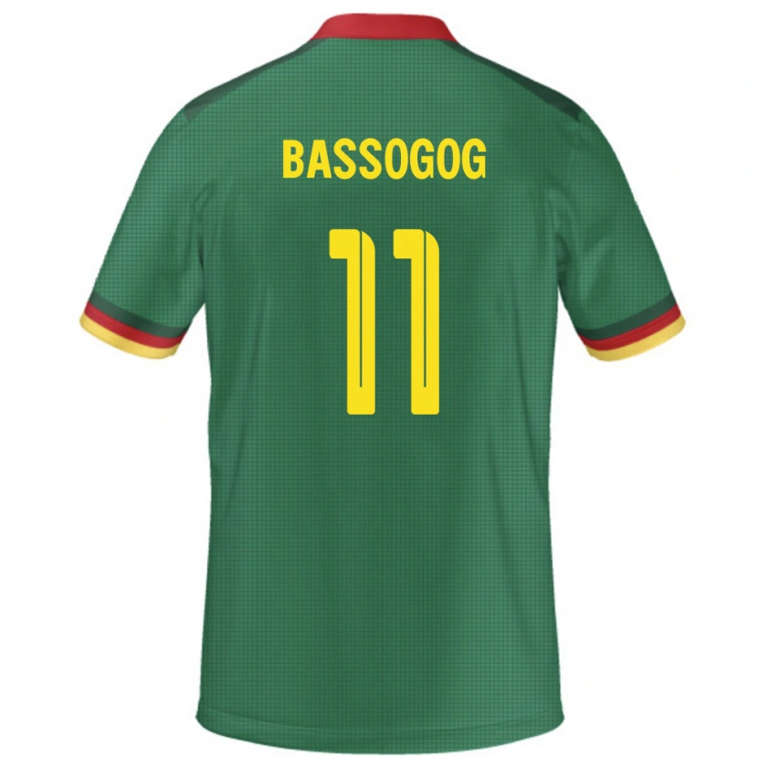 Danxen Dzieci Kamerun Christian Bassogog #11 Zielony Domowa Koszulka 24-26 Koszulki Klubowe