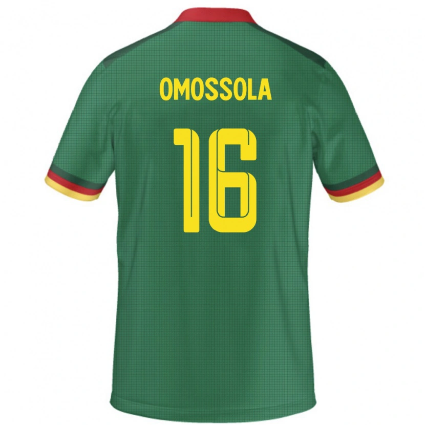 Danxen Dzieci Kamerun Simon Omossola #16 Zielony Domowa Koszulka 24-26 Koszulki Klubowe