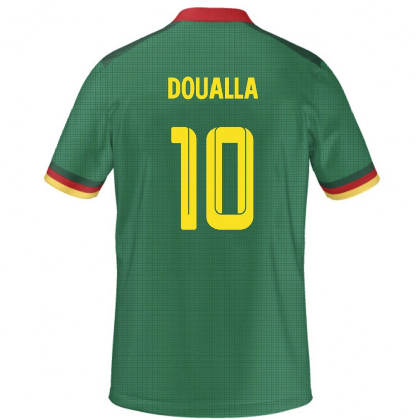 Danxen Dzieci Kamerun Nathan Doualla #10 Zielony Domowa Koszulka 24-26 Koszulki Klubowe