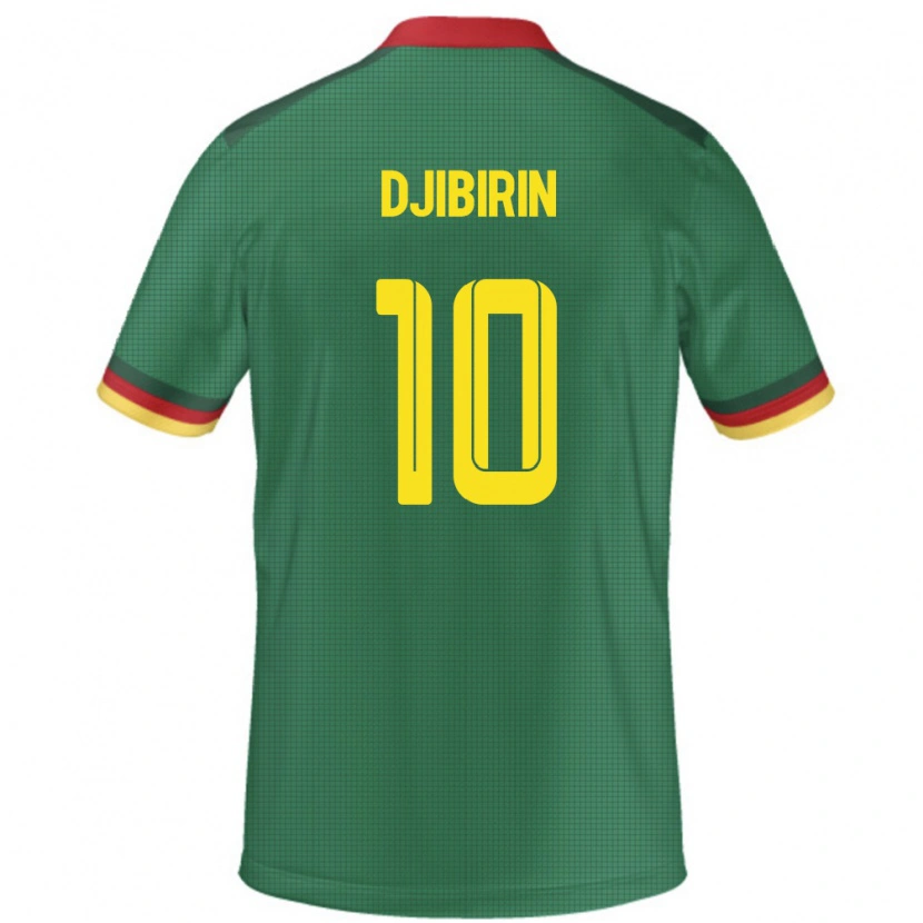 Danxen Dzieci Kamerun Harouna Djibirin #10 Zielony Domowa Koszulka 24-26 Koszulki Klubowe