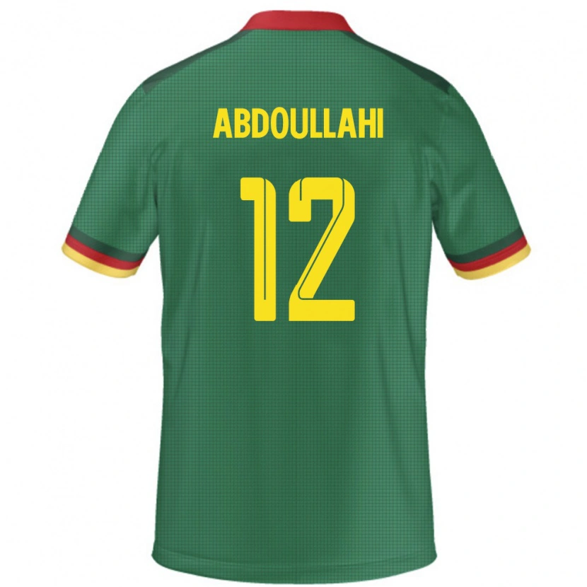 Danxen Dzieci Kamerun Tidjani Ahmadou Abdoullahi #12 Zielony Domowa Koszulka 24-26 Koszulki Klubowe