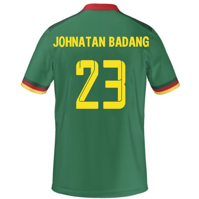 Danxen Dzieci Kamerun Cédric Johnatan Badang #23 Zielony Domowa Koszulka 24-26 Koszulki Klubowe