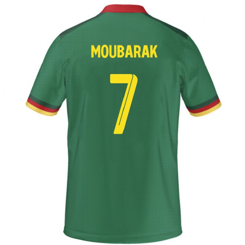 Danxen Dzieci Kamerun Alioum Moubarak #7 Zielony Domowa Koszulka 24-26 Koszulki Klubowe