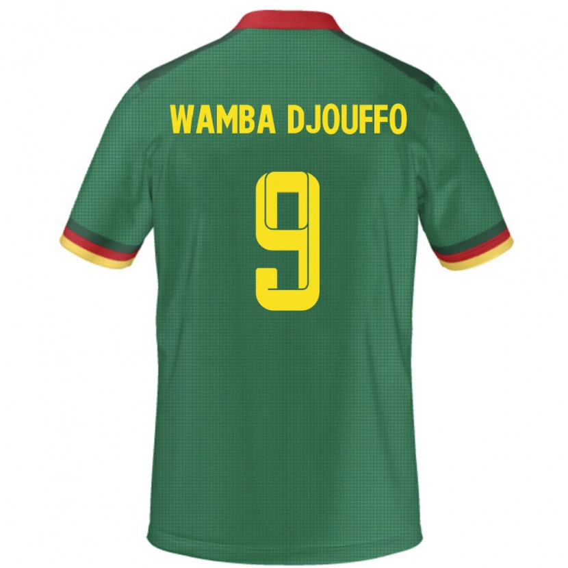Danxen Dzieci Kamerun Leonel Wamba Djouffo #9 Zielony Domowa Koszulka 24-26 Koszulki Klubowe