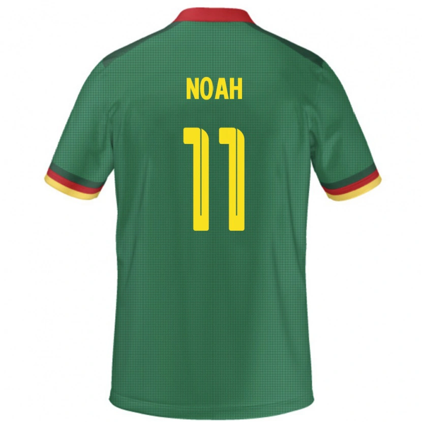 Danxen Dzieci Kamerun Yanick Noah #11 Zielony Domowa Koszulka 24-26 Koszulki Klubowe
