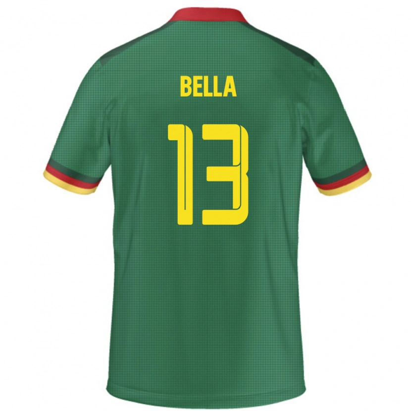 Danxen Dzieci Kamerun Rose Bella #13 Zielony Domowa Koszulka 24-26 Koszulki Klubowe