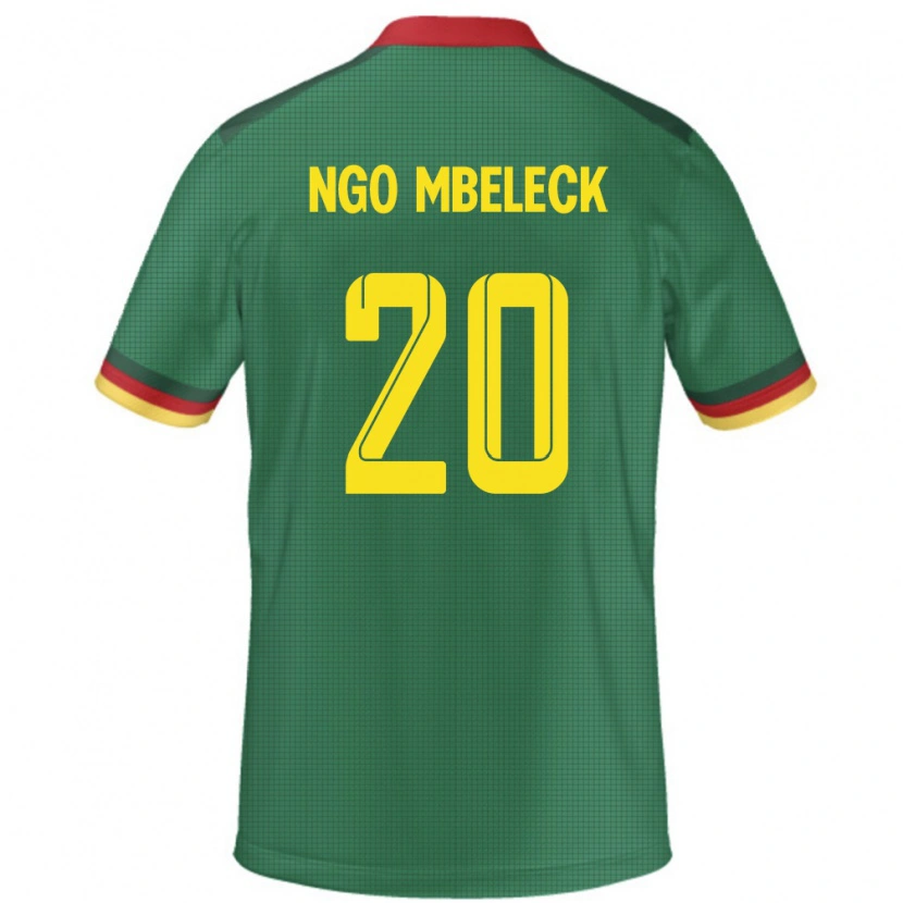 Danxen Dzieci Kamerun Genevieve Ngo Mbeleck #20 Zielony Domowa Koszulka 24-26 Koszulki Klubowe