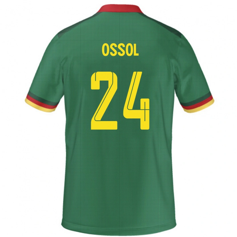 Danxen Dzieci Kamerun Kevine Ossol #24 Zielony Domowa Koszulka 24-26 Koszulki Klubowe