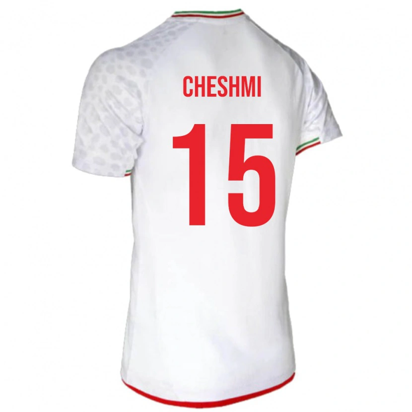 Danxen Dzieci Iran Roozbeh Cheshmi #15 Biały Domowa Koszulka 24-26 Koszulki Klubowe