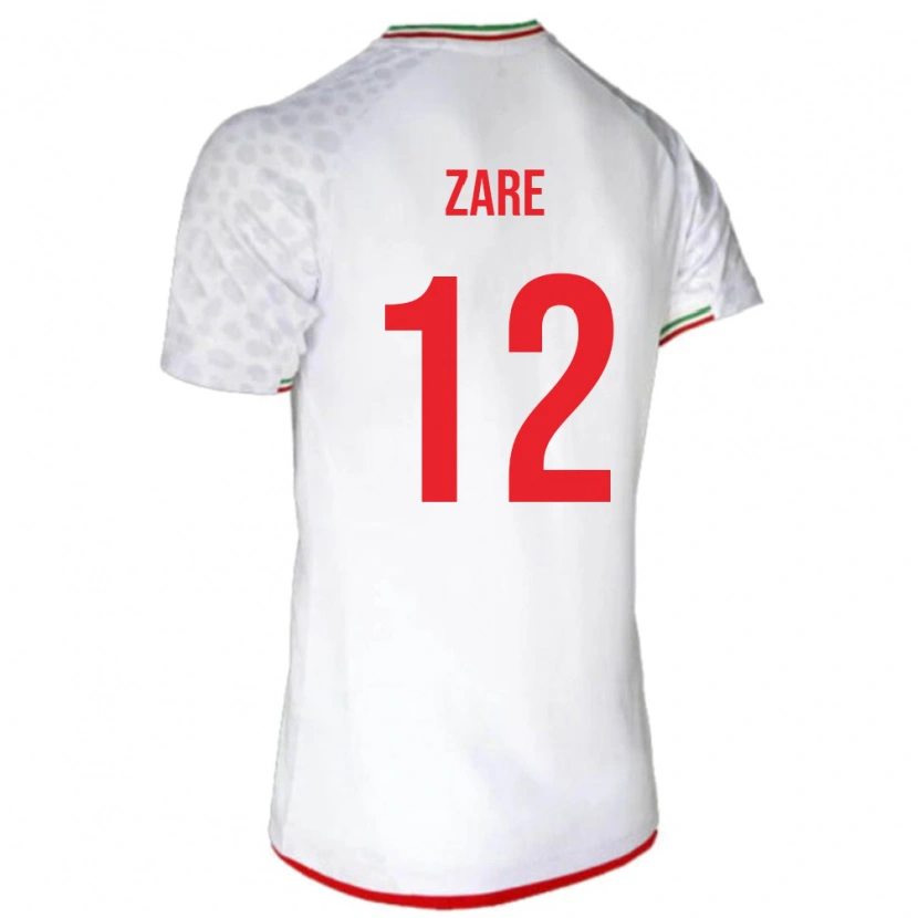 Danxen Dzieci Iran Yasin Zare #12 Biały Domowa Koszulka 24-26 Koszulki Klubowe