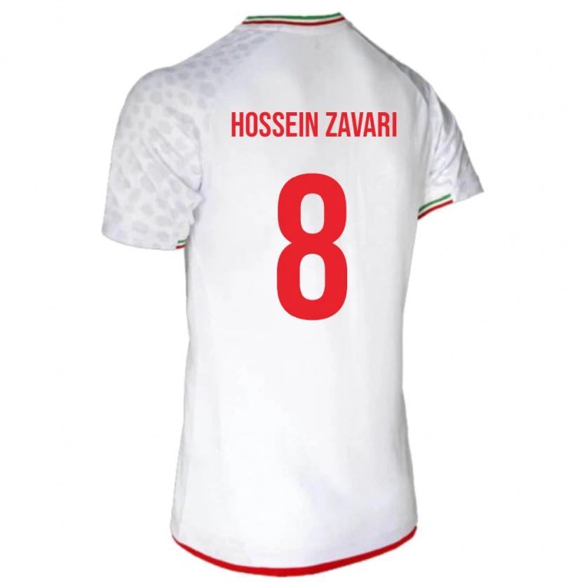 Danxen Dzieci Iran Mohammad Hossein Zavari #8 Biały Domowa Koszulka 24-26 Koszulki Klubowe