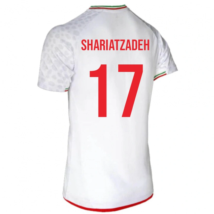 Danxen Dzieci Iran Ahmad Shariatzadeh #17 Biały Domowa Koszulka 24-26 Koszulki Klubowe