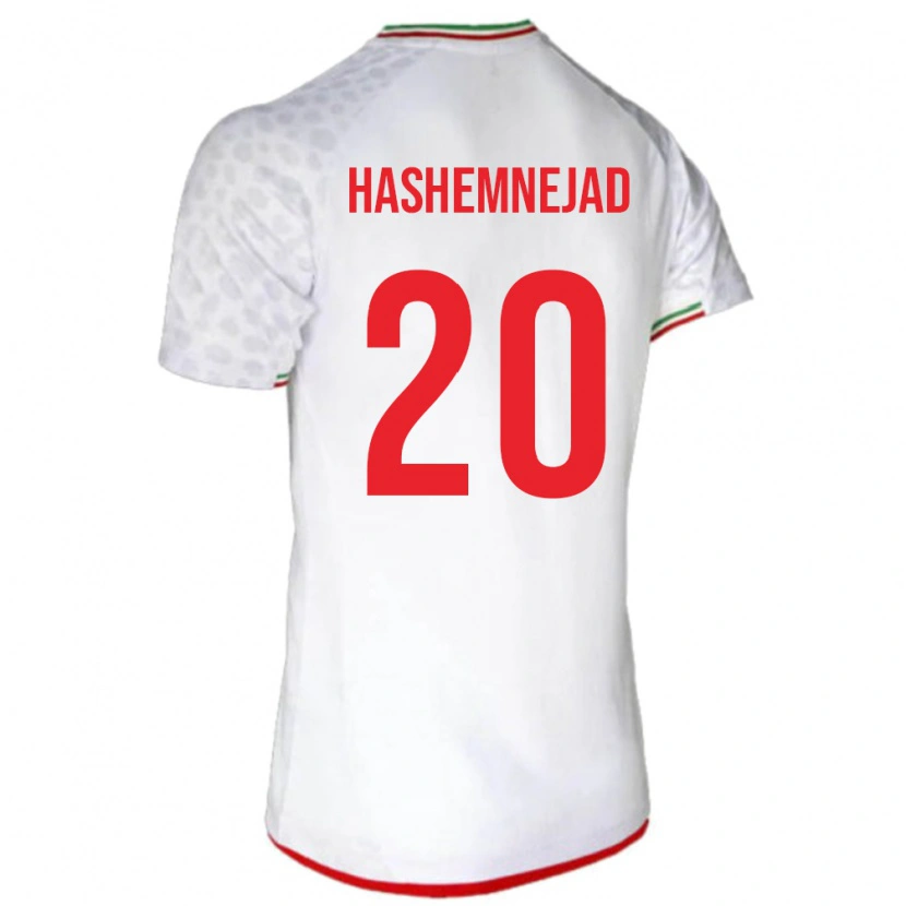 Danxen Dzieci Iran Mehdi Hashemnejad #20 Biały Domowa Koszulka 24-26 Koszulki Klubowe