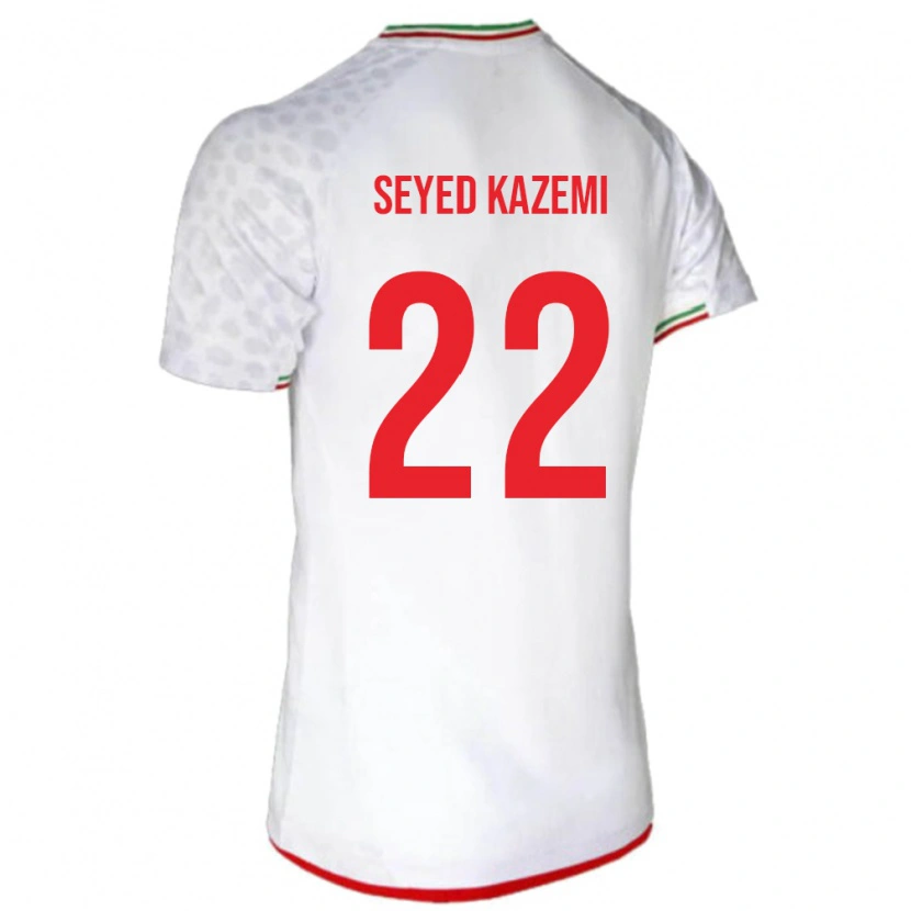Danxen Dzieci Iran Arefeh Seyed Kazemi #22 Biały Domowa Koszulka 24-26 Koszulki Klubowe