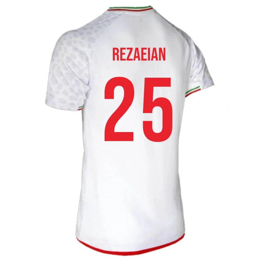 Danxen Dzieci Iran Ramin Rezaeian #25 Biały Domowa Koszulka 24-26 Koszulki Klubowe
