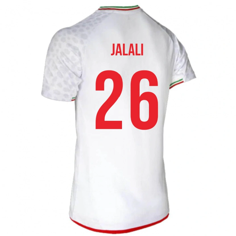Danxen Dzieci Iran Abolfazl Jalali #26 Biały Domowa Koszulka 24-26 Koszulki Klubowe