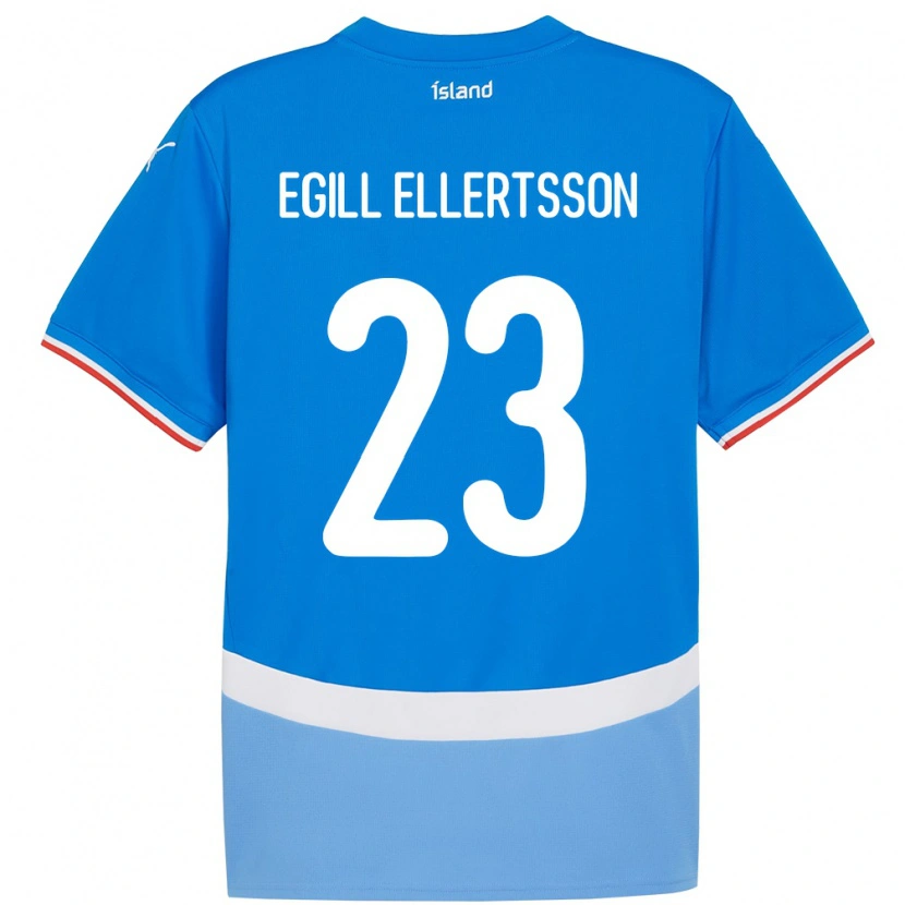 Danxen Dzieci Islandia Mikael Egill Ellertsson #23 Niebieski Domowa Koszulka 24-26 Koszulki Klubowe