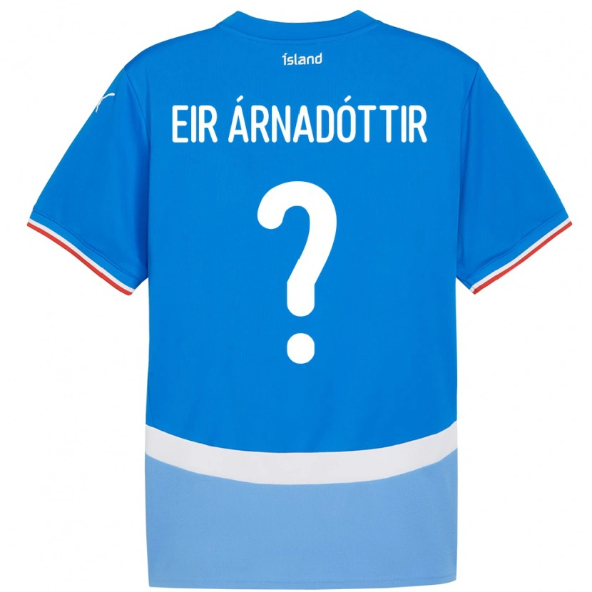 Danxen Dzieci Islandia Ásta Eir Árnadóttir #0 Niebieski Domowa Koszulka 24-26 Koszulki Klubowe