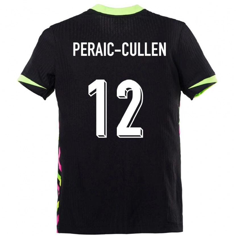 Danxen Dzieci Australia Dylan Peraić-Cullen #12 Ciemnoniebieski Wyjazdowa Koszulka 24-26 Koszulki Klubowe