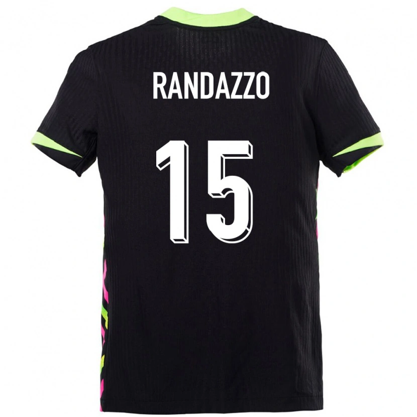 Danxen Dzieci Australia Oliver Randazzo #15 Ciemnoniebieski Wyjazdowa Koszulka 24-26 Koszulki Klubowe