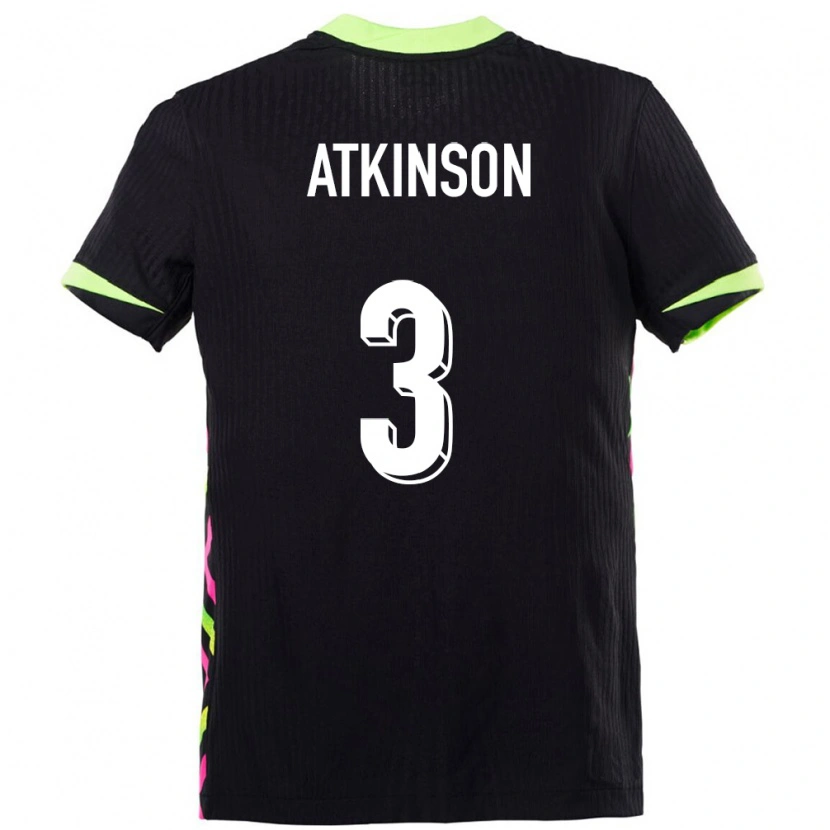 Danxen Dzieci Australia Nathaniel Atkinson #3 Ciemnoniebieski Wyjazdowa Koszulka 24-26 Koszulki Klubowe