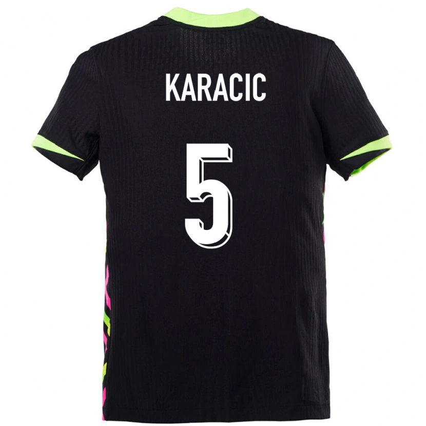 Danxen Dzieci Australia Fran Karacic #5 Ciemnoniebieski Wyjazdowa Koszulka 24-26 Koszulki Klubowe