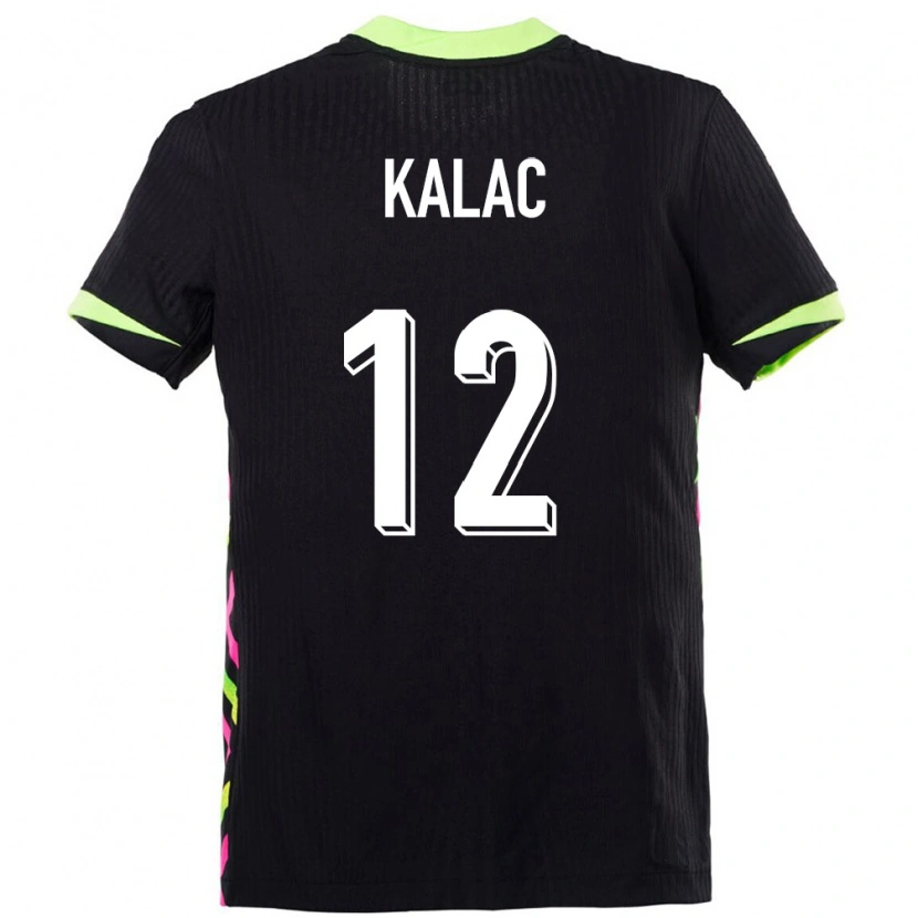 Danxen Dzieci Australia Oliver Kalac #12 Ciemnoniebieski Wyjazdowa Koszulka 24-26 Koszulki Klubowe