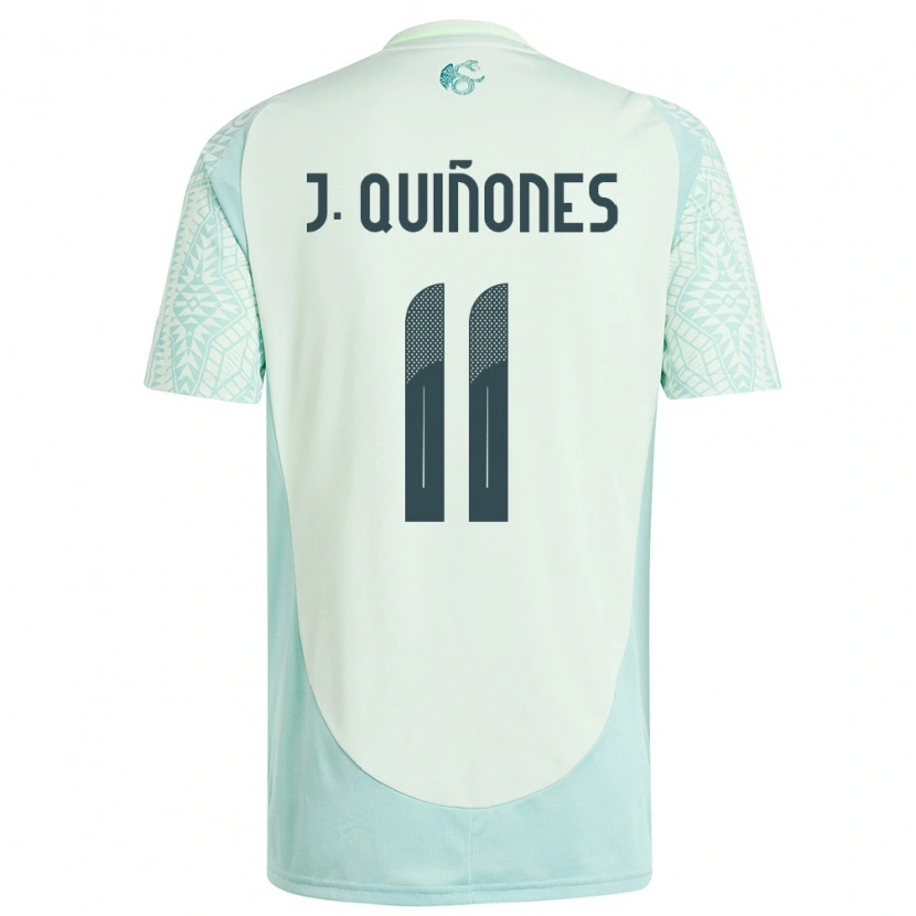 Danxen Dzieci Meksyk Julián Quiñones #11 Lniana Zieleń Wyjazdowa Koszulka 24-26 Koszulki Klubowe